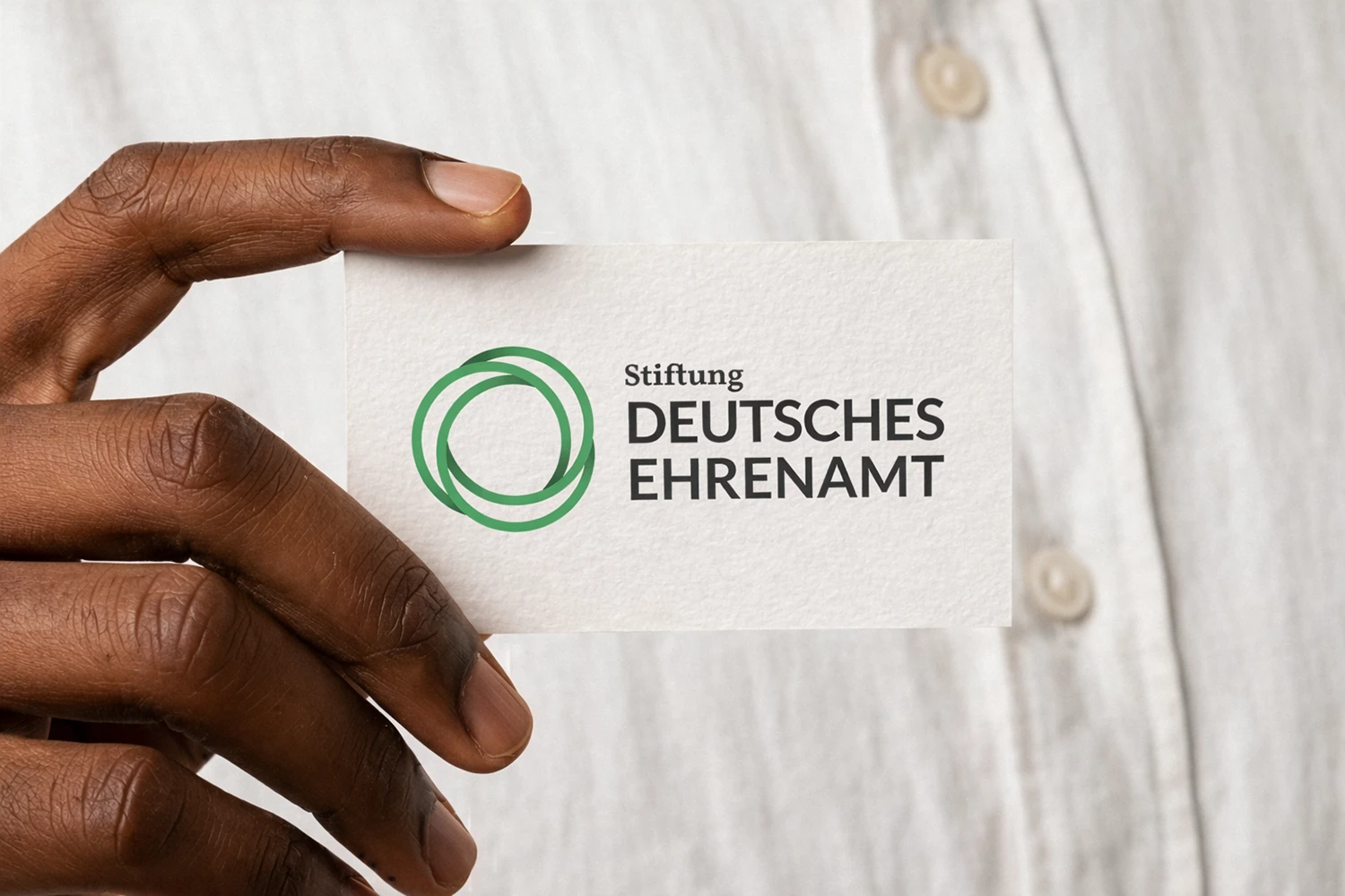 Mockup Visitenkarte Stiftung Deutsches Ehrenamt
